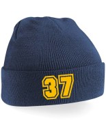 KIDS Adults  BEANIE NEW FRENCH NAVY + 37 gold
